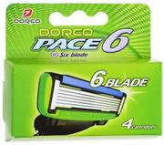 Кассеты Pace 6 Green (6 лезв. ) 4шт