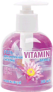 Vitamin Beauty' Гель д/интимн. гигиены Утр. Лотос