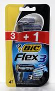 BIC 3' Ст. одноразов. Flex (3 + 1) шт.