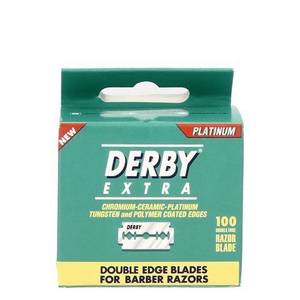 Лезвия DERBY' Extra Platinum (зеленая пачка) 100 шт.