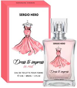 Sergio Nero DRESS to IMPRESS in RED (w) EDT 50ml